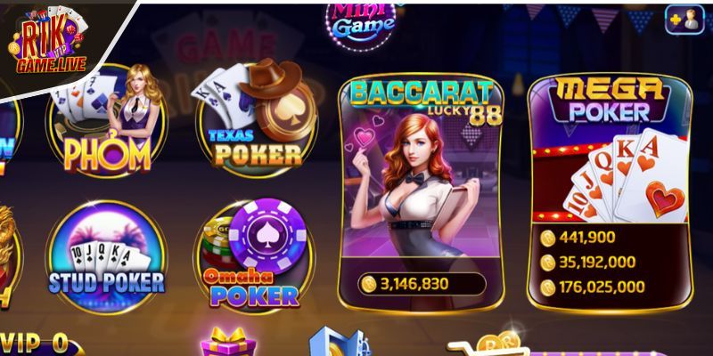Tham gia chơi Poker tại nhà cái RIKVIP